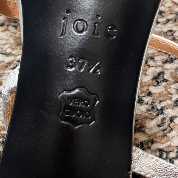 Joie Silver Women's Madi Slingback Mid- Heel Sandals - Picture 5 of 6